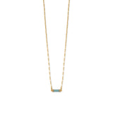 BarrelTubeNecklace-GreenJade.jpg: Green jade barrel tube necklace with a natural gemstone finish