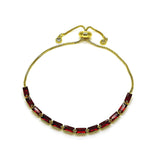 GoldBeadHeartEvilEyeBracelet.jpg: Gold bead heart bracelet with evil eye charm for protection