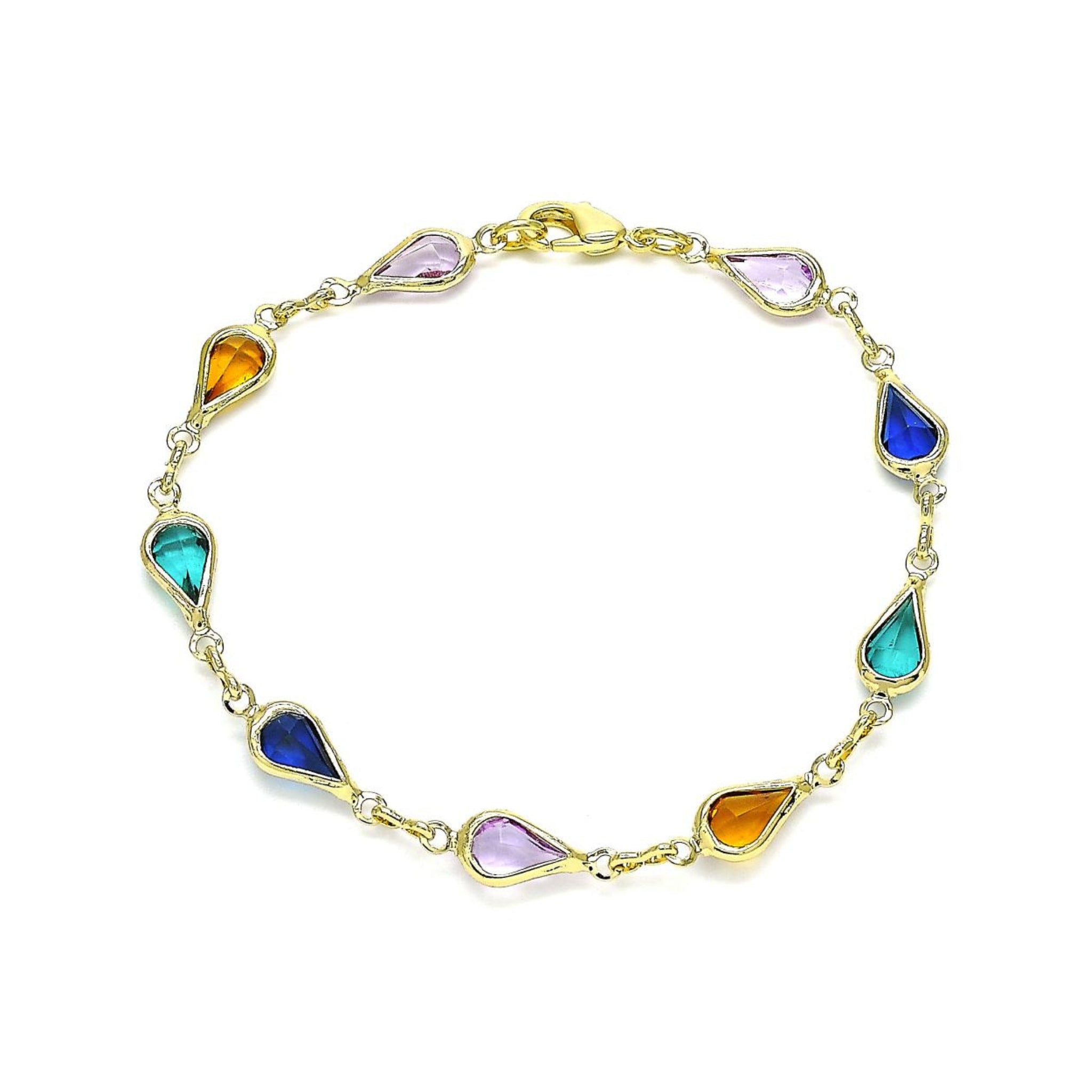 GoldFilledCurbchain.jpg: Jewelry piece on a clean white background