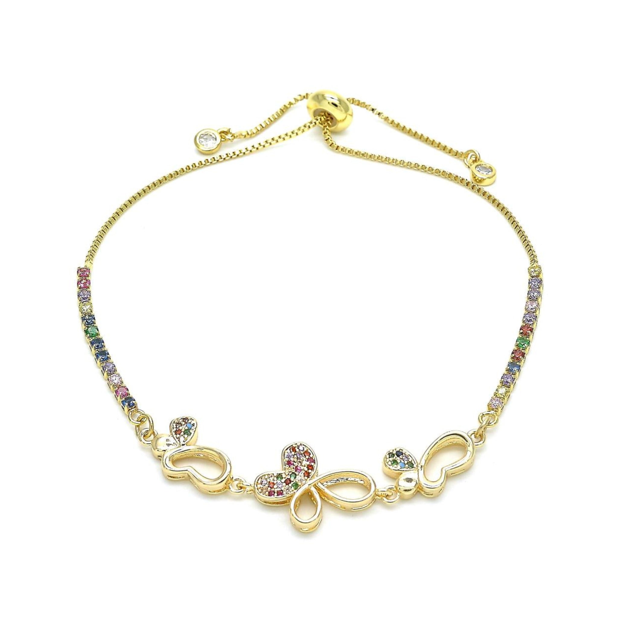 GoldFilledButterflyBracelet.jpg: Gold-filled bracelet featuring a delicate butterfly charm