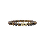 TigerEyeBracelet.jpg: Natural tiger eye gemstone bracelet with earthy tones