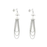 TriangleSterlingSilverHangingEarrings.jpg: Modern triangle-shaped sterling silver hanging earrings