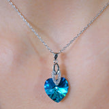 Heart Crystal Necklace