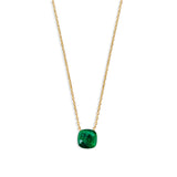 Baguette Emerald Necklace